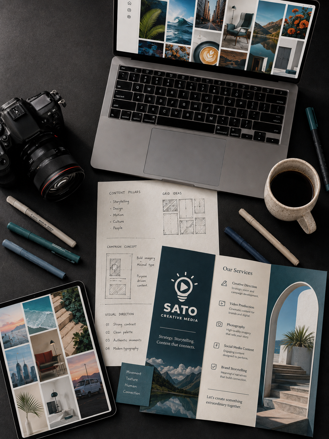 Creative Content Creation with Sato Creative Media